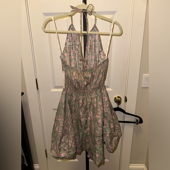 Cleobella Flora Block-Print Fit-&-Flare Mini Dress NEW - Picture 3 of 5